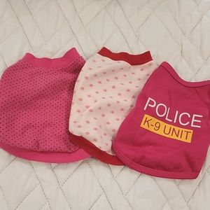 Size Small Dog Shirt Bundle